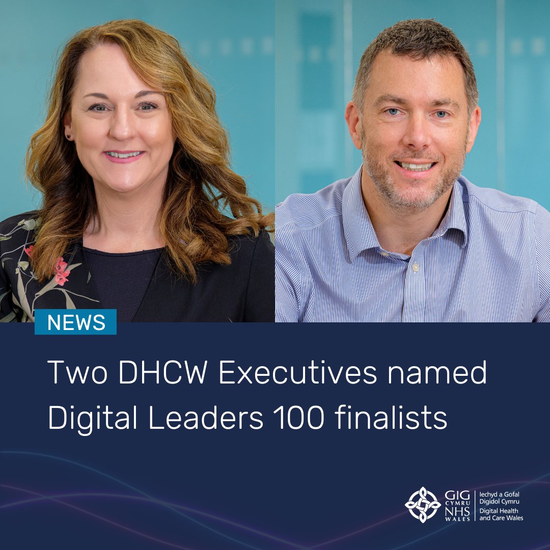 Digital Health and Care Wales (@dhcwales) on Twitter photo We’re thrilled to see @helenthomas100 and <a href="/ifan_e/">Ifan Evans</a> from DHCW, named as finalists for Digital Leader of the Year in the 2024 <a href="/DigiLeaders/">Digital Leaders</a> 100 (DL100) Awards.
You can also vote for the winner of the People’s Choice Award.
Learn more and vote: dhcw.nhs.wales/news/latest-ne… We’re thrilled to see @helenthomas100 and <a href="/ifan_e/">Ifan Evans</a> from DHCW, named as finalists for Digital Leader of the Year in the 2024 <a href="/DigiLeaders/">Digital Leaders</a> 100 (DL100) Awards.
You can also vote for the winner of the People’s Choice Award.
Learn more and vote: dhcw.nhs.wales/news/latest-ne…