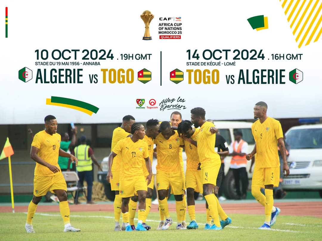 Incoming 🇹🇬🦅⚽️
#Togo #Algerie