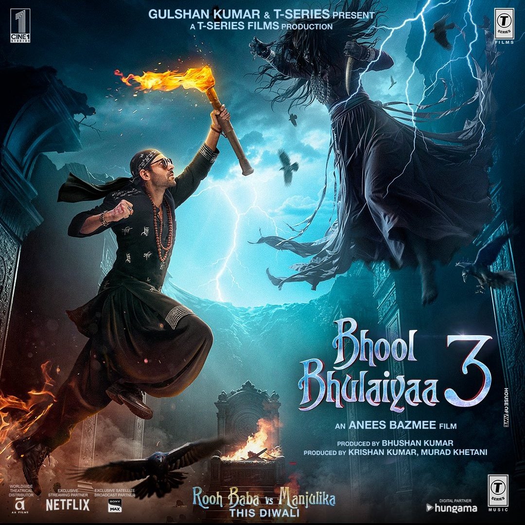 surajit_ghosh2's tweet photo. They copied the poster from Godzilla vs Kong.

The teaser feels cringeworthy, or maybe it was just poorly edited

#BhoolBhulaiyaa3Teaser https://t.co/qy8pjaF1Id