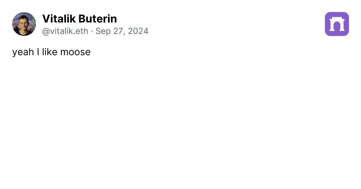 moose 起飞  现在50k
3JaL4RJ7ZJ3ipgQJoeSjBEKufVYv4567C2FiknwCpump