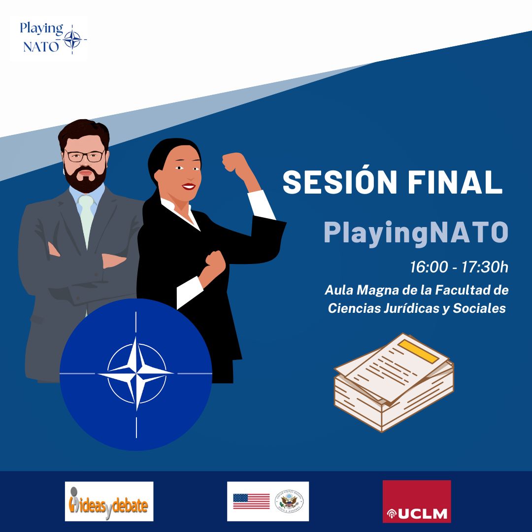 🚨¡¡CONFERENCIAS PlayingNATO!!🚨

No queríamos olvidarnos de nuestros increíbles ponentes del viernes día 4 de Octubre, y también de nuestra sesión de clausura en conjunto con todos los participantes!!

🌐 No os lo podéis perder!!🌐

#PlayingNATO #simulation #debate