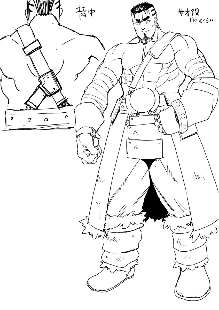 次かく漫画のキャラデザ(仮) 