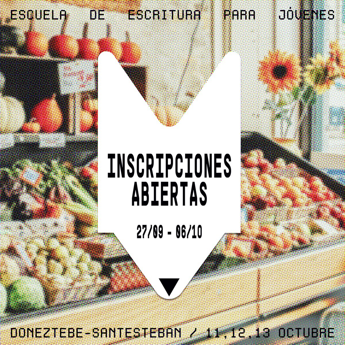 Genteeeee!

Abrimos inscripciones para BORRADORES

Link en la BIO