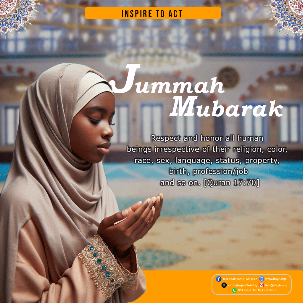 Heya! A reminder of our shared humanity—let's respect and honor every individual, regardless of religion, race, or background. Together, we can build a more inclusive world. #HappyFriday  #UnityInDiversity #InspireToAct