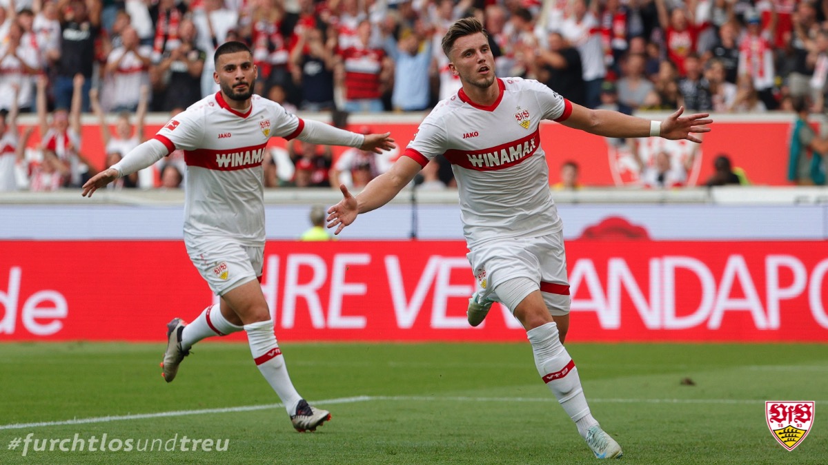 𝗕𝗔𝗟𝗟𝗘𝗥𝗦 ⚪️🔴⚽️

𝗘𝗿𝗺𝗲𝗱𝗶𝗻 #𝗗𝗲𝘃𝗶𝗿𝗼𝘃𝗶𝗰
4 Bundesliga games | 𝟰 𝗴𝗼𝗮𝗹𝘀 

𝗗𝗲𝗻𝗶𝘇 #𝗨𝗻𝗱𝗮𝘃 
4 Bundesliga games | 𝟯 𝗴𝗼𝗮𝗹𝘀 

#VfB