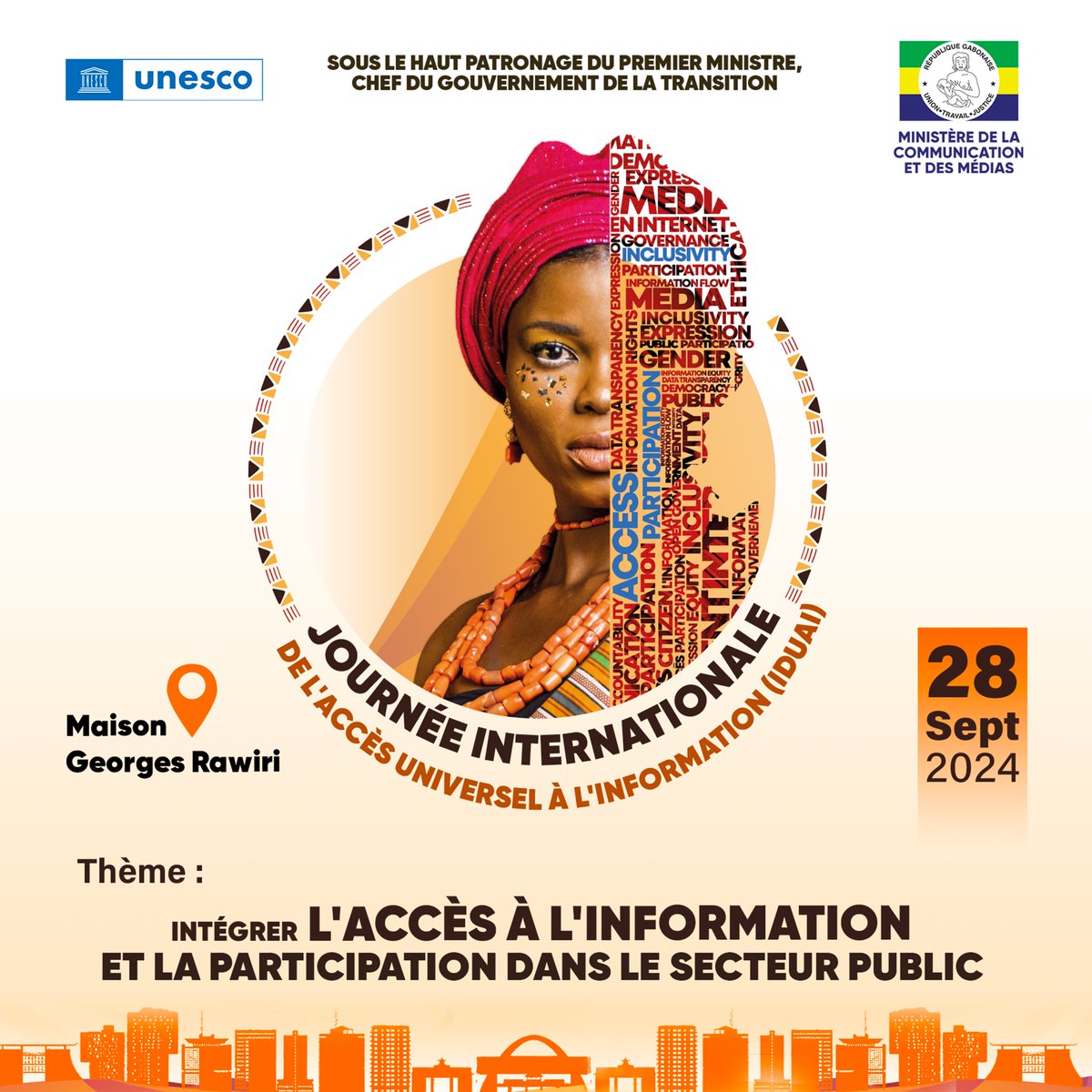 Sous le Haut patronage du Premier Ministre, Chef du Gouvernement de la Transition, le MCM célèbre la IDUAI), le 28/09/2024, sur le thème : "Intégrer l'accès à l'information et la participation citoyenne dans le secteur public".