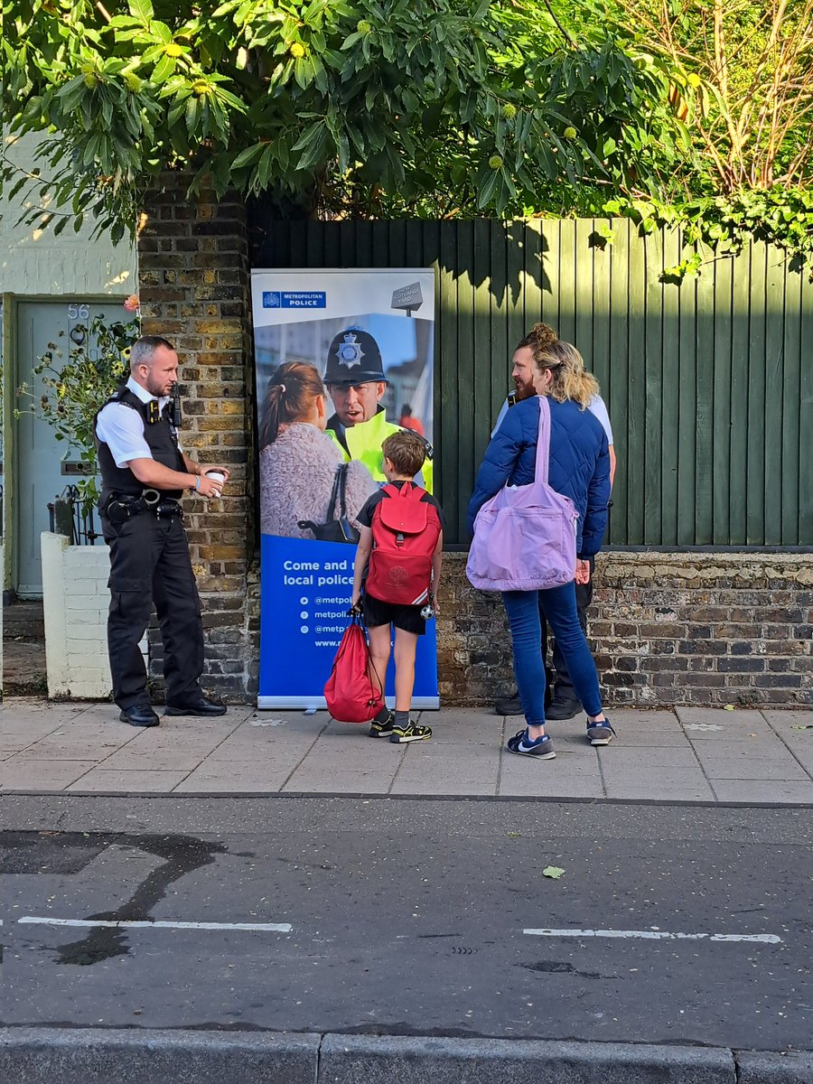 Local police out and about meeting locals in Barnes