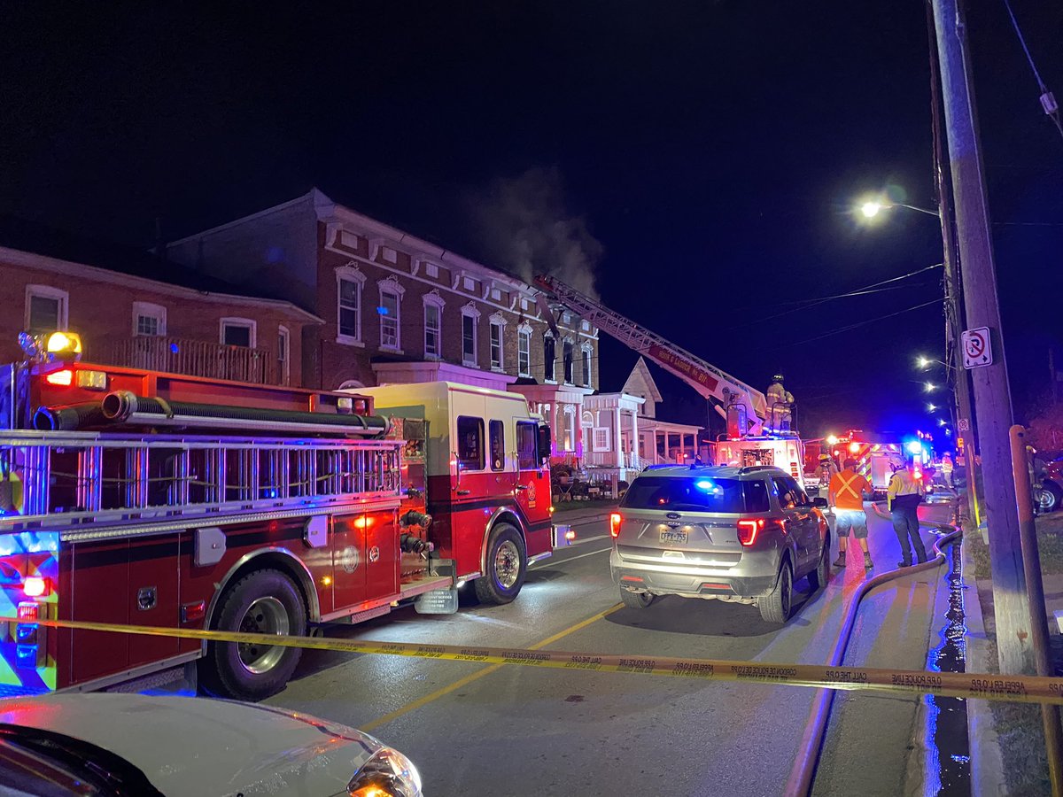 ⚠️ ROAD CLOSURE: The Greater Napanee Fire Department and L&amp;A OPP are currently on scene for a structure fire at 20 Bridge St W in Napanee. 

Bridge St W is closed between Centre St S and Robert St.