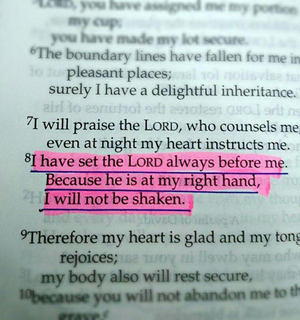 Psalm 16:8