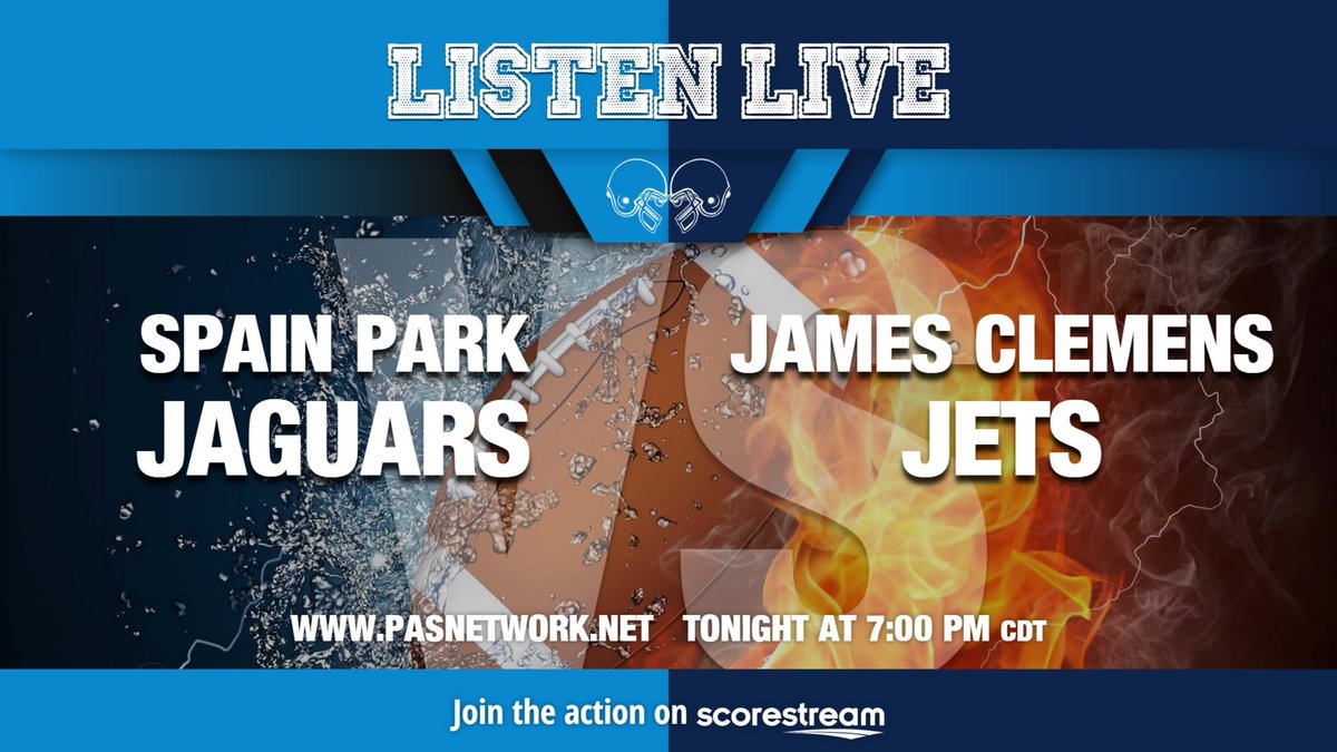 pasnetwork's tweet photo. Pregame at 6:30 online at https://t.co/EyzxEafzDj, on your PAS Plus app or on your Alexa device by saying, "Open PAS Plus"!
#pasnetwork #JamesClemens #highschoolfootball #PlayActionSports
#madisonalabama https://t.co/DBkoDRuH9Z