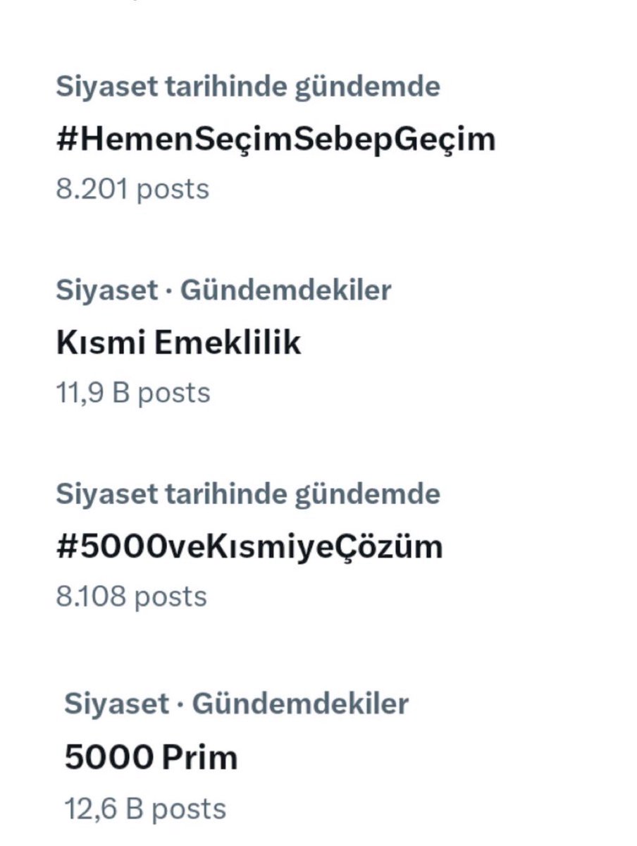 Sayın icra makamı 08/09/1999
Öncesi SSK giriş şartlarını değiştirmiyoruz denildi!
✅5000 Prim kademeli pirime
✅Kısmi Emeklilik 50/55 olması hak iken
Yaşa takıldı!
✅İnandık borçlandık 
✅Madur edildik 
Adalet!-
#HemenSeçimSebepGeçim
#5000veKısmiyeÇözüm
<a href="/RTErdogan/">Recep Tayyip Erdoğan</a>
 <a href="/isikhanvedat/">Prof. Dr. Vedat Işıkhan</a>