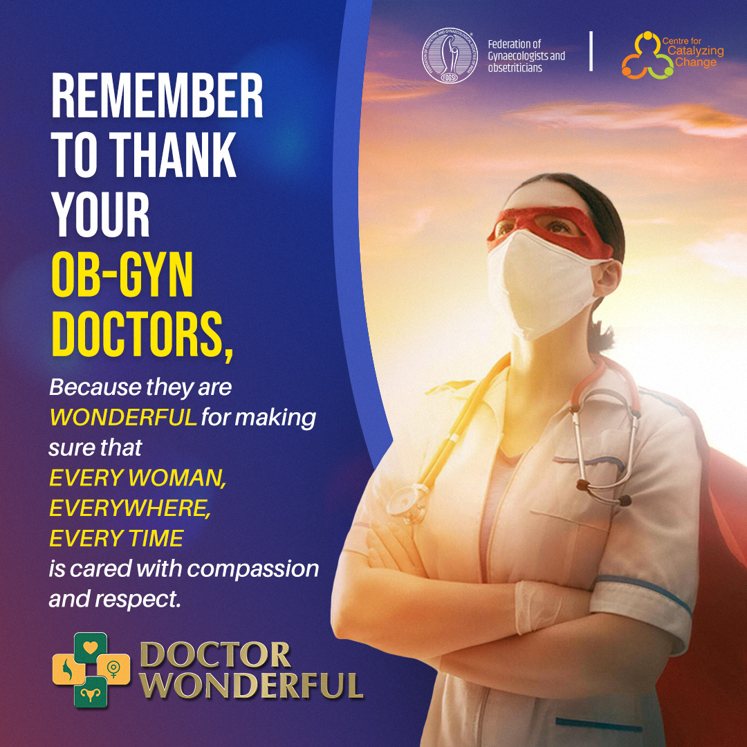 OG-Gyns are Wonderful, and we are honouring them for their commitment to compassionate and respectful care.
If you know of any OB-Gyn who should be recognized as Doctor Wonderful, direct them to c3india.org/doctorwonderful
@Fogsiofficial
#doctorwonderful #respectfulmaternitycare
