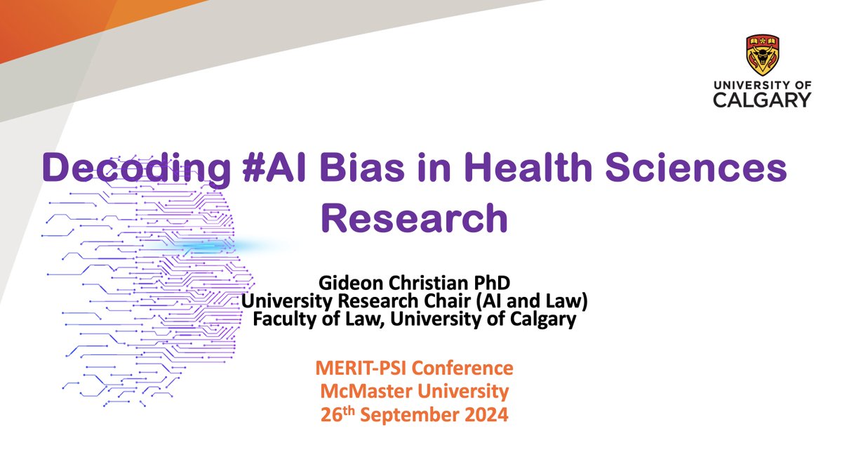 Dr. Gideon Christian (@profxtian) on Twitter photo Just wrapped up an amazing workshop on bias in Medical #AI with health scientists <a href="/McMasterU/">McMaster University</a> 🔥🧠 Exciting insights and critical conversations on the future of healthcare research. Thanks <a href="/sherbino/">Jonathan Sherbino</a> for the invite. #MedAI #HealthTech #AIethics #Innovation Just wrapped up an amazing workshop on bias in Medical #AI with health scientists <a href="/McMasterU/">McMaster University</a> 🔥🧠 Exciting insights and critical conversations on the future of healthcare research. Thanks <a href="/sherbino/">Jonathan Sherbino</a> for the invite. #MedAI #HealthTech #AIethics #Innovation