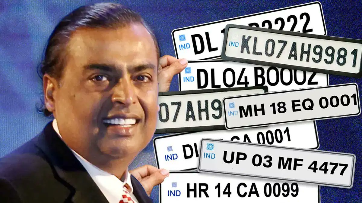 IntegratedTr's tweet image. India’s 5 Most Expensive Car Number Plates: None Belong to Ambani
itdcnews.com/bhaarat-ke-5-s…
youtube.com/shorts/gDLTV5p…
#India #ExpensiveNumberPlates #CarNumberPlates #Ambani #LuxuryCars #Wealth #Automobile #CarEnthusiasts #RichLifestyleITDC