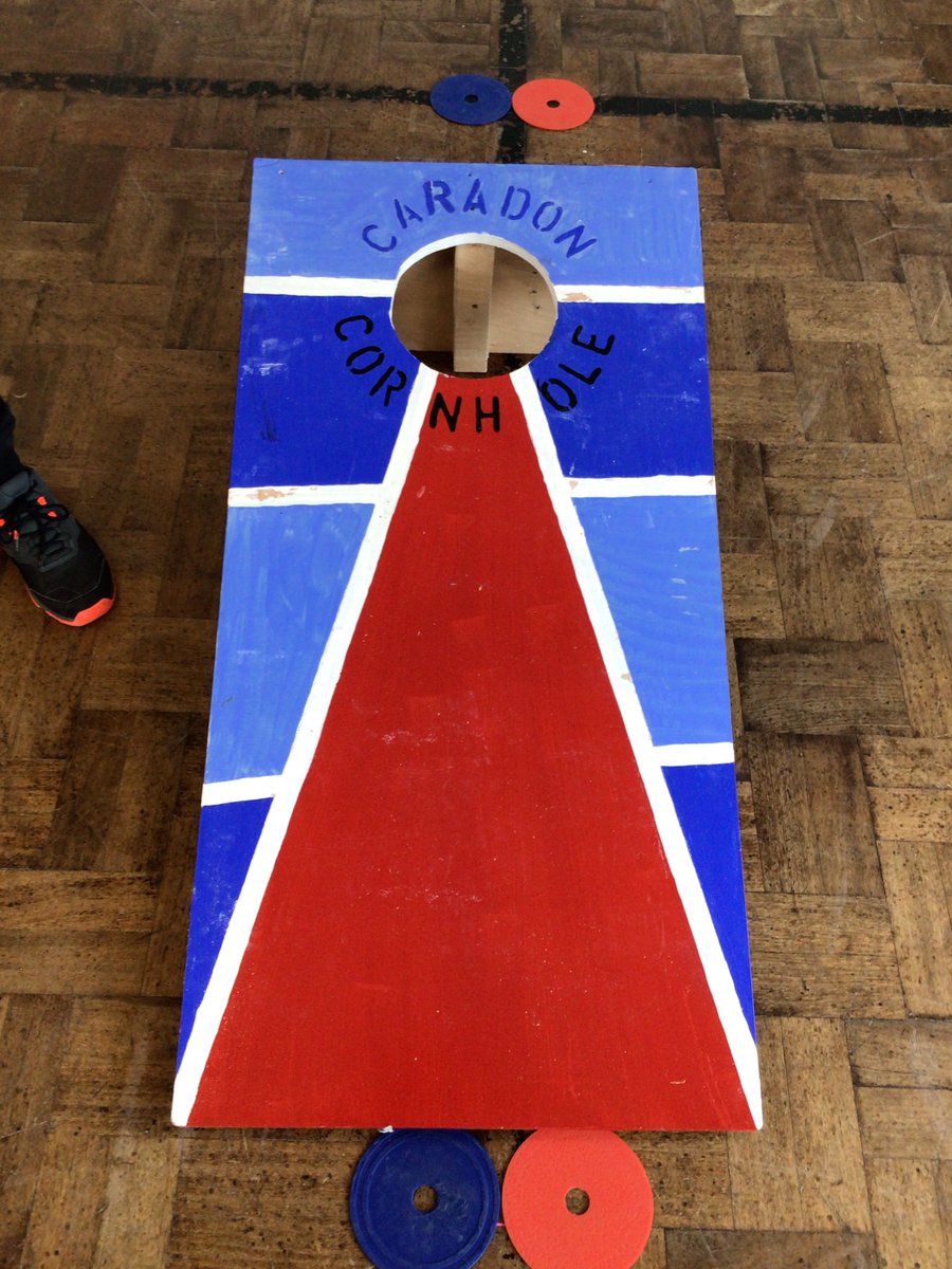 CaradonAPA's tweet image. Caradon secondary students have built and decorated their own @iplaycornhole boards during DT. The first game in year 11 PE saw the blue team sneak a comeback in a tight game! #Cornhole #ThisIsAP