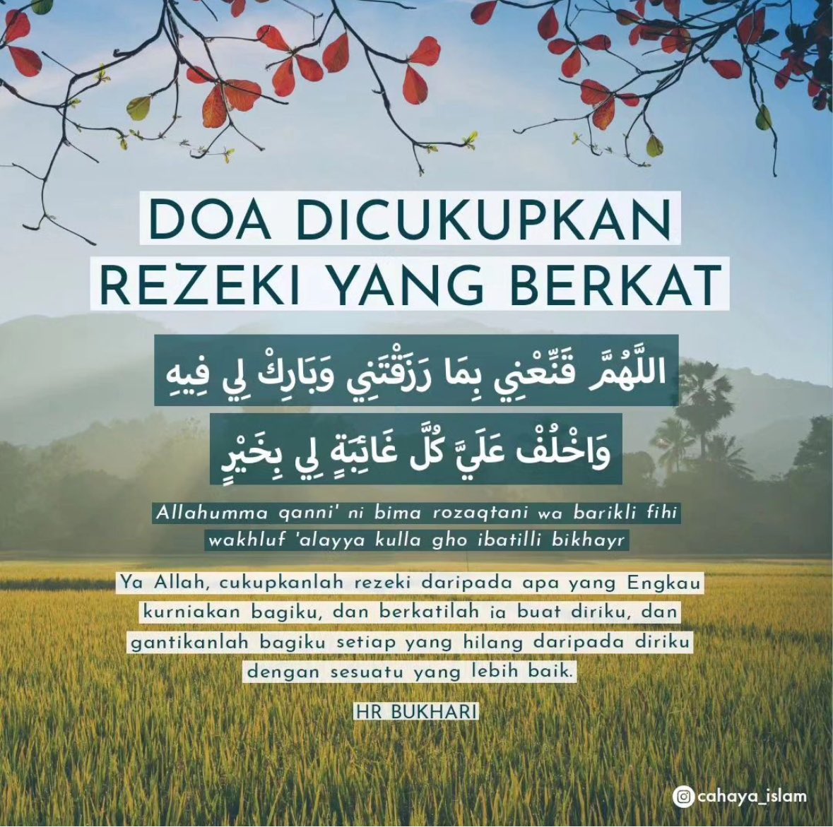 SantapanMinda's tweet photo. Doa dicukupkan rezeki yang berkat. https://t.co/GZXJ9aO9Bk