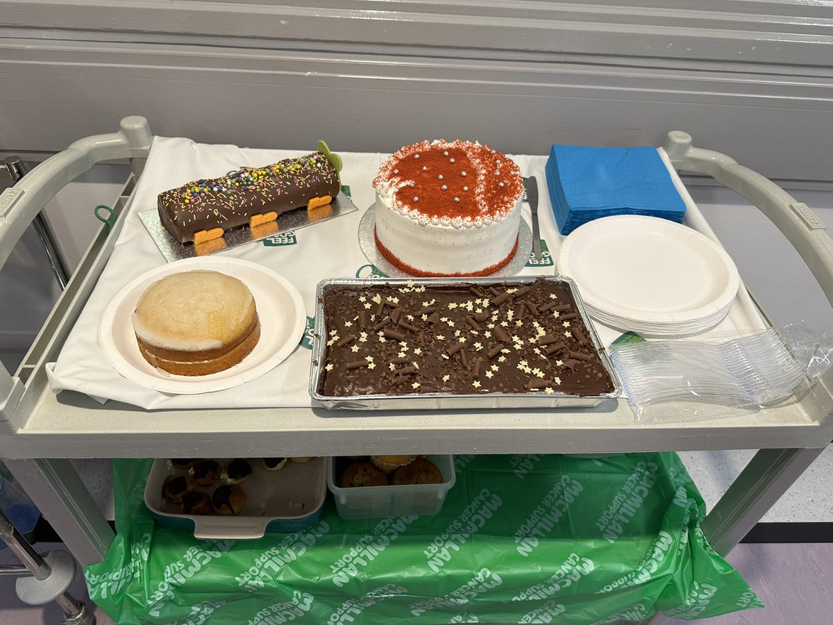 Come and join us this morning Swinley Ward <a href="/WWLNHS/">WWL NHS</a> for our coffee morning in support of <a href="/macmillancancer/">Macmillan Cancer Support</a>