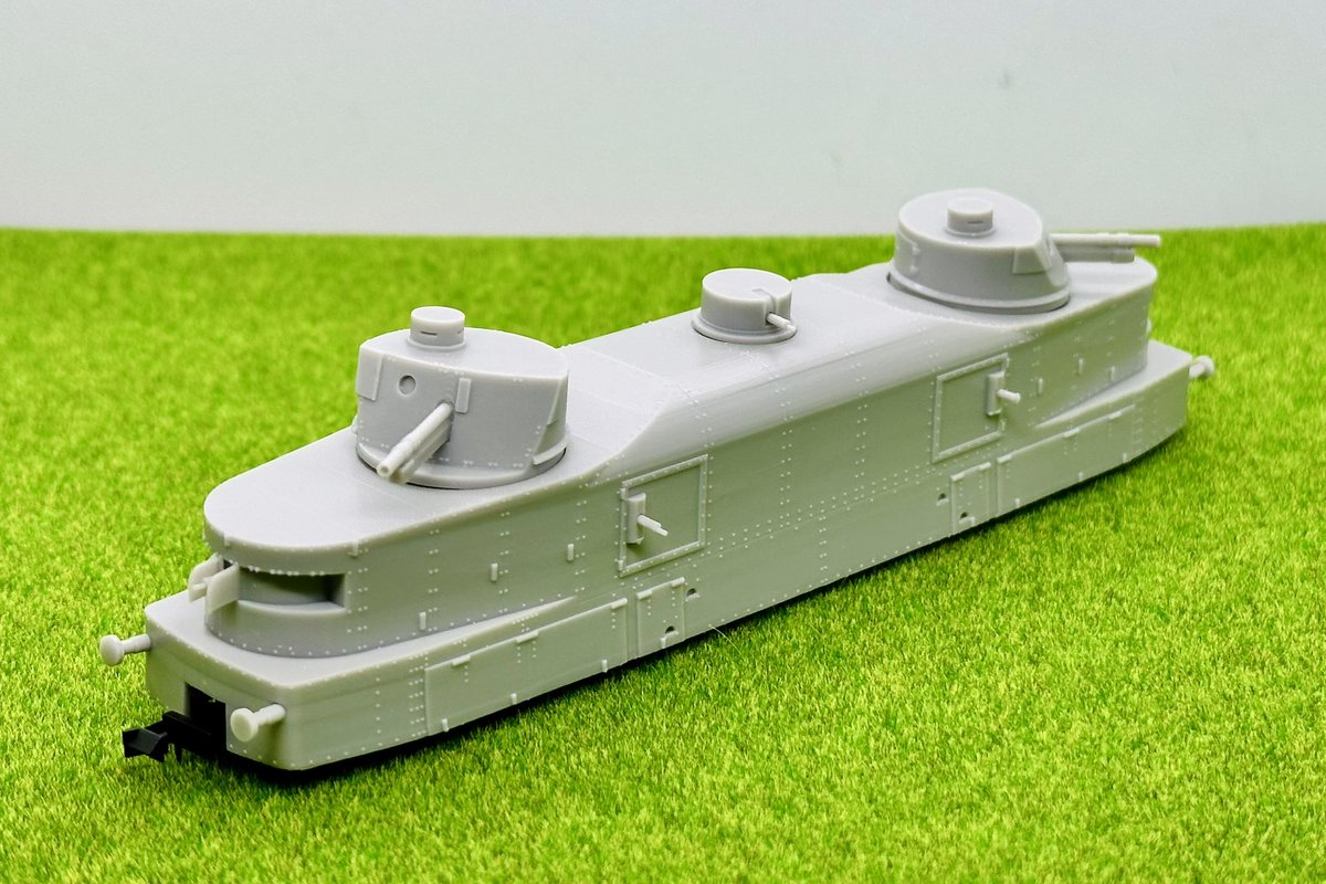 シミャウィをテスト出力してみました 牽引は近江で代役 装甲列車らしい