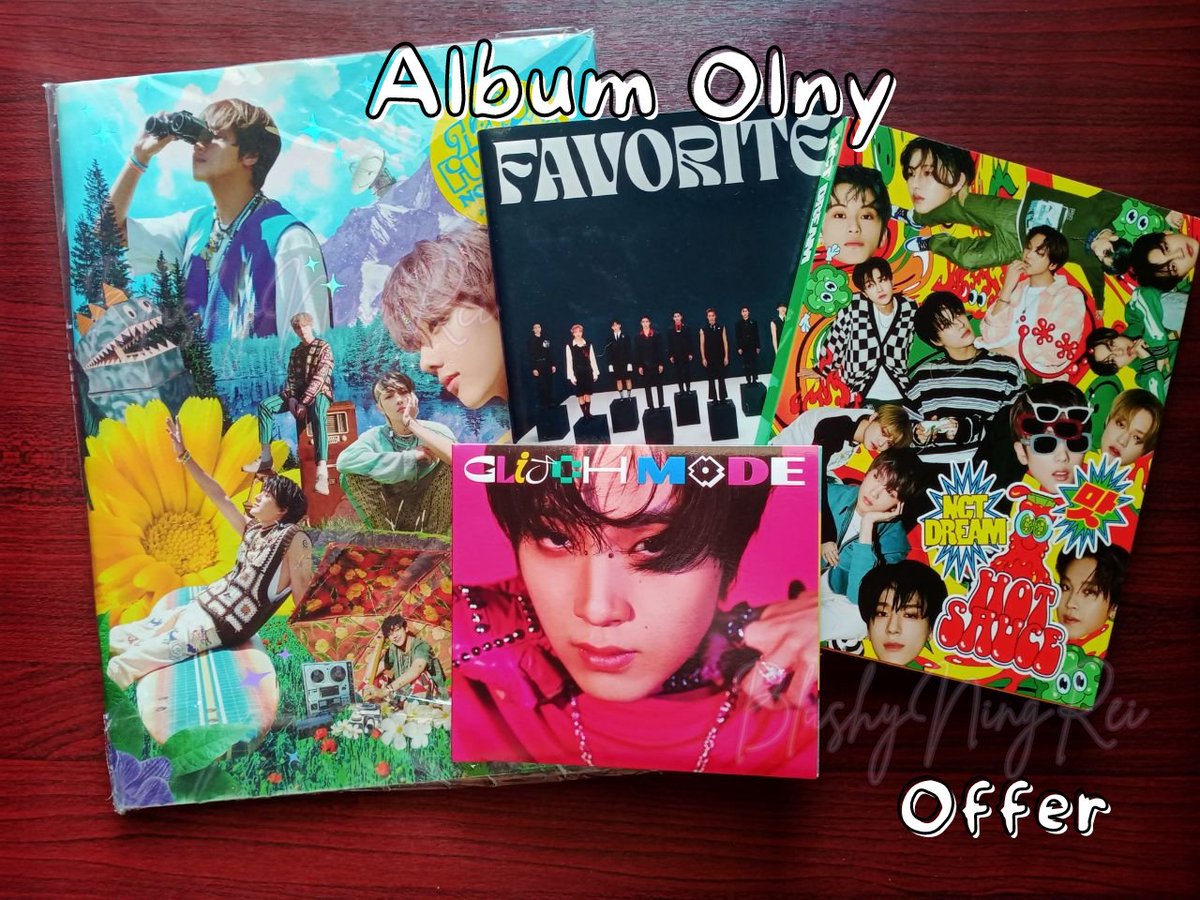 wts // want to sell aab nct   

• condi for (serious buyer)
• bogor, 🇮🇩
• Keep event with dp
• all price 
• boleh nego tipis2
• oren 🍊

t. pc nct dream haechan jaemin chenle jaehyun kun hendery jisung taeyong yuta sanrio boom hello dicon favorite hotsa gitch mode album