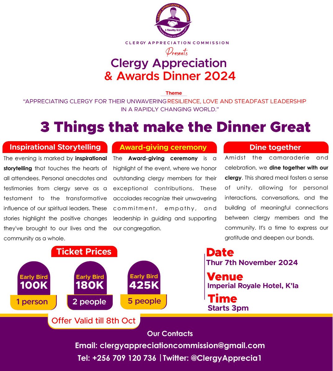 Clergy Appreciation Commission (@clergyapprecia1) on Twitter photo 3 things that make this dinner a great experience . <a href="/Online_COU/">Online Church of Uganda</a> <a href="/allsaintskla/">All Saints' Cathedral, Kampala</a> <a href="/UCUniversity/">Uganda Christian University (Official)</a> <a href="/coufamilytv/">COU Family TV</a> <a href="/UgEquityBank/">Equity Bank Uganda</a> <a href="/diocese_kampala/">Diocese of Kampala</a> <a href="/BibleSocietyUg/">The Bible Society of Uganda</a> <a href="/LwezaC/">Lweza Training and Conference Centre</a> <a href="/Abuniwaa/">Abraham Niwagaba</a> <a href="/RichardMulindw2/">Rev.Dr. Richard Mulindwa</a> <a href="/Prof_Kitayimbwa/">Rev. Prof. John Kitayimbwa</a> <a href="/Rev_Dr_LidyKitz/">Rev. Dr. Lydia Nsaale Kitayimbwa aka Digital Mama</a> <a href="/OzzyOsbornUg/">Ozzy Osborn Karobwa</a> <a href="/ClareKanyesige/">Keleya★</a> <a href="/MagambaRichard/">ERASTO</a> <a href="/Kosea_Abaho/">Kosea Abaho</a> 3 things that make this dinner a great experience . <a href="/Online_COU/">Online Church of Uganda</a> <a href="/allsaintskla/">All Saints' Cathedral, Kampala</a> <a href="/UCUniversity/">Uganda Christian University (Official)</a> <a href="/coufamilytv/">COU Family TV</a> <a href="/UgEquityBank/">Equity Bank Uganda</a> <a href="/diocese_kampala/">Diocese of Kampala</a> <a href="/BibleSocietyUg/">The Bible Society of Uganda</a> <a href="/LwezaC/">Lweza Training and Conference Centre</a> <a href="/Abuniwaa/">Abraham Niwagaba</a> <a href="/RichardMulindw2/">Rev.Dr. Richard Mulindwa</a> <a href="/Prof_Kitayimbwa/">Rev. Prof. John Kitayimbwa</a> <a href="/Rev_Dr_LidyKitz/">Rev. Dr. Lydia Nsaale Kitayimbwa aka Digital Mama</a> <a href="/OzzyOsbornUg/">Ozzy Osborn Karobwa</a> <a href="/ClareKanyesige/">Keleya★</a> <a href="/MagambaRichard/">ERASTO</a> <a href="/Kosea_Abaho/">Kosea Abaho</a>