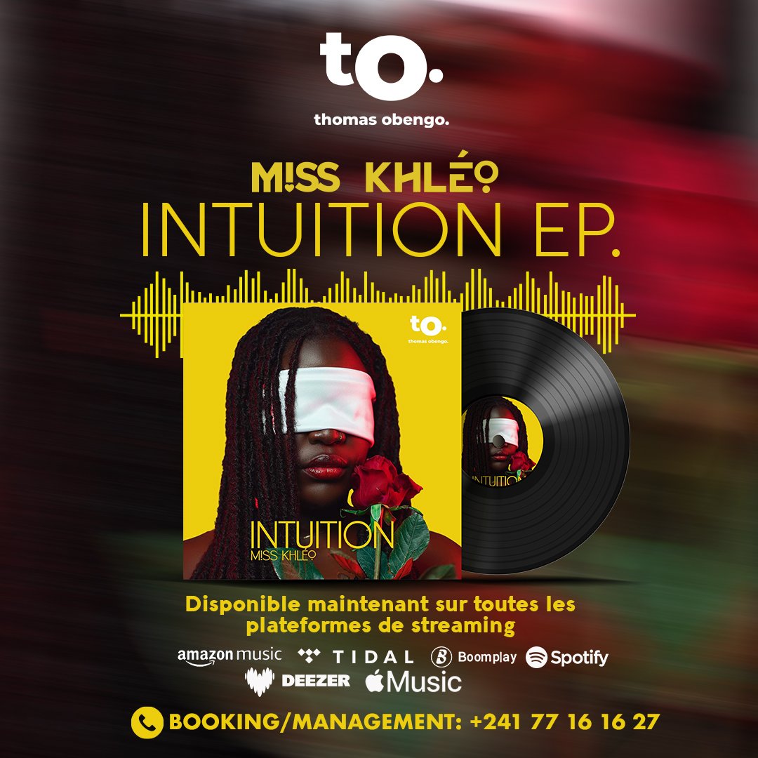 obengo_thomas's tweet photo. #OutNow| INTUITION le premier EP de notre artiste Miss Khléo est disponible maintenant sur toutes les plate-formes de streaming en cliquant ici
https://t.co/YzysOg1KqM https://t.co/n0DHOWFgmE