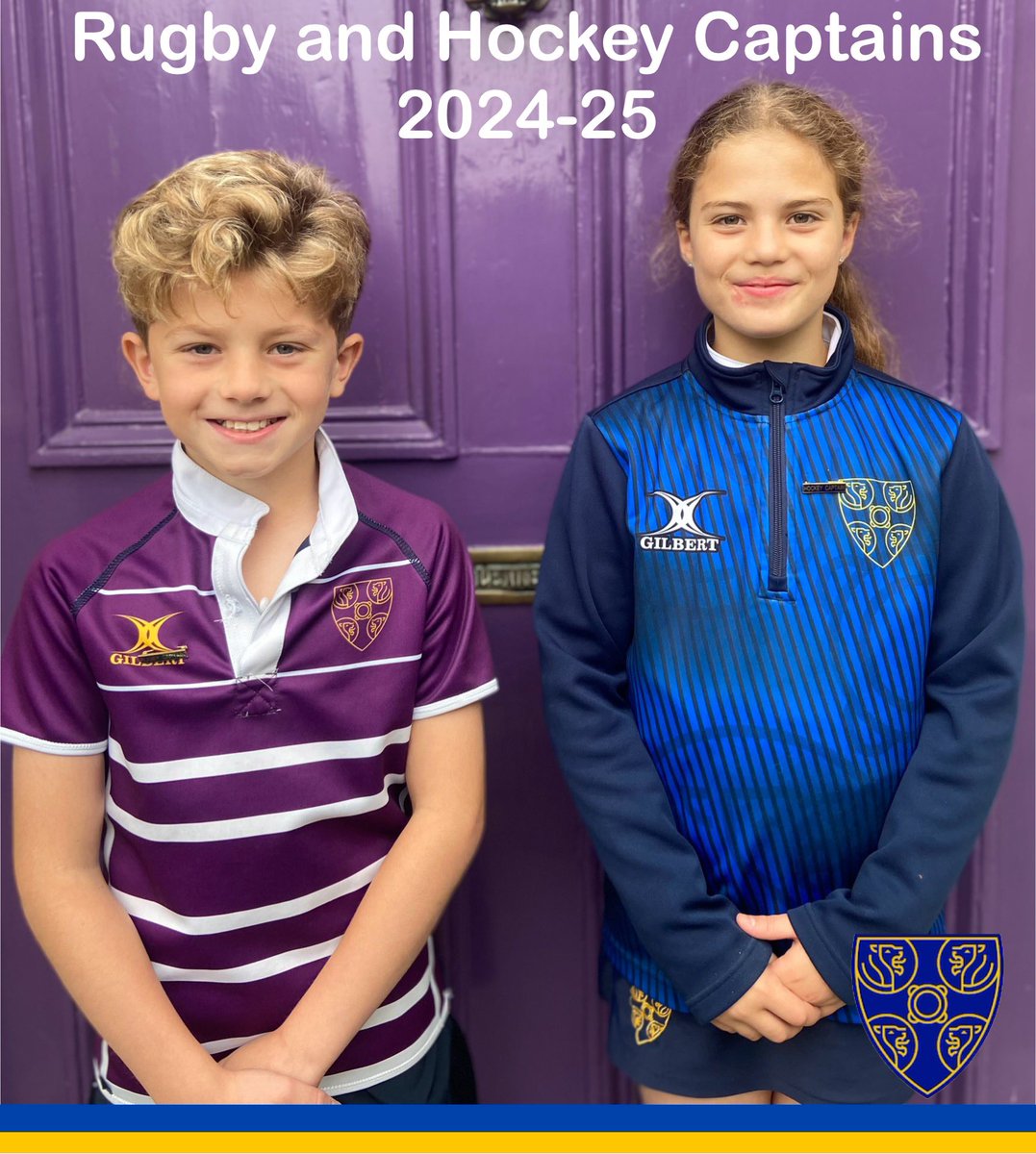 Presenting our Year 6 Rugby and Hockey Captains for this year 🏉🏑👏🏼 <a href="/ChoristerSport/">@choristerschoolsport</a>