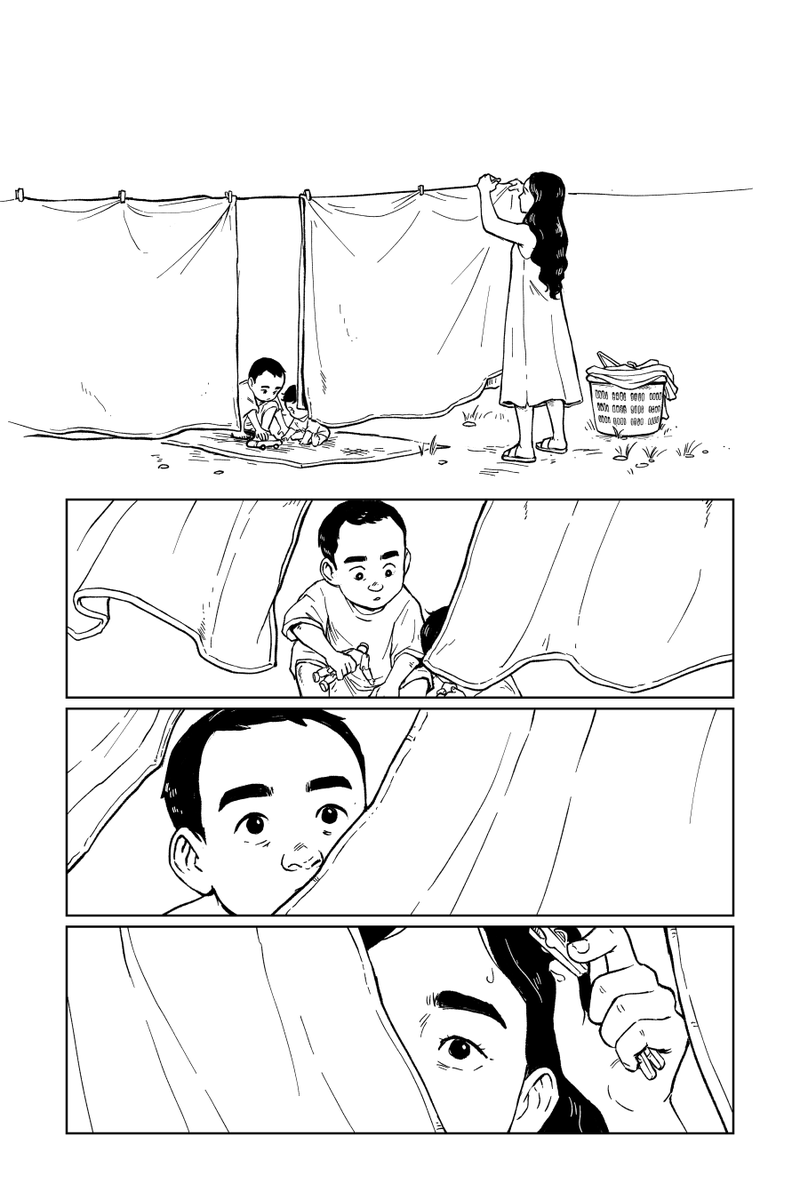 twtnirenren's tweet photo. my short comic Hometown will be available at the Shortbox Comics Fair this year! 

It's about a boy who finds his mother's body and what comes after. https://t.co/w4gAF1heA9