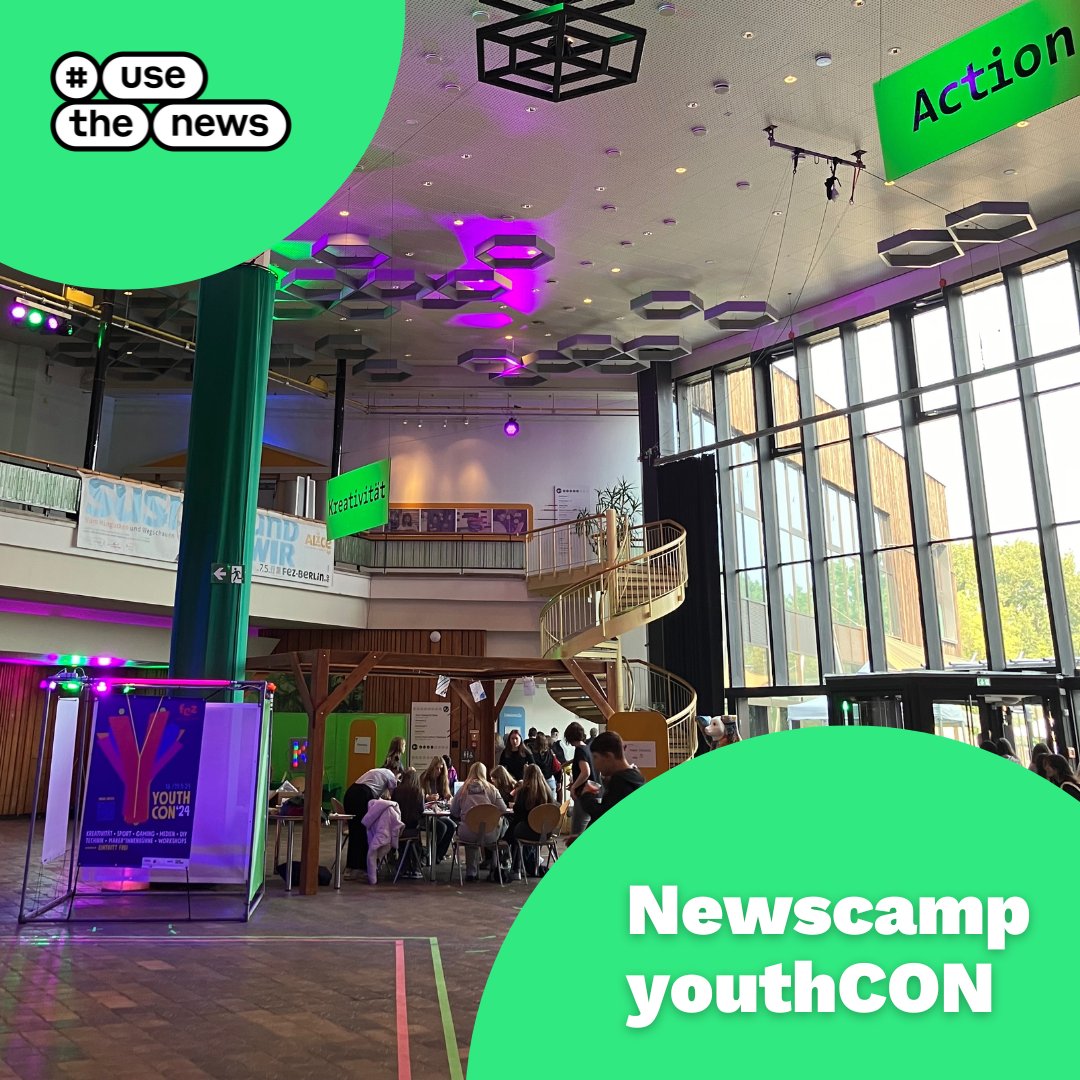 #UseTheNews (@usethenews2024) on Twitter photo Newscamp-Recap💡: Die #usethenews-Newscamps touren durch Deutschland! In Reinickendorf lernten Schüler:innen im „Faktencheck“-Workshop, wie man Nachrichten prüft. Außerdem waren wir auf der NRW-Medienscout-Convention der <a href="/LFMNRW/">Landesanstalt für Medien NRW</a> und bei der youthCON im @fezberlin . Danke an alle! Newscamp-Recap💡: Die #usethenews-Newscamps touren durch Deutschland! In Reinickendorf lernten Schüler:innen im „Faktencheck“-Workshop, wie man Nachrichten prüft. Außerdem waren wir auf der NRW-Medienscout-Convention der <a href="/LFMNRW/">Landesanstalt für Medien NRW</a> und bei der youthCON im @fezberlin . Danke an alle!