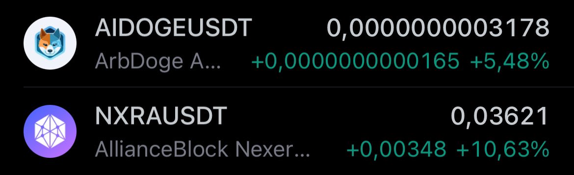 #Aidoge %47 , #NXRA %30 Kârla sattım umarım pişman olmam.