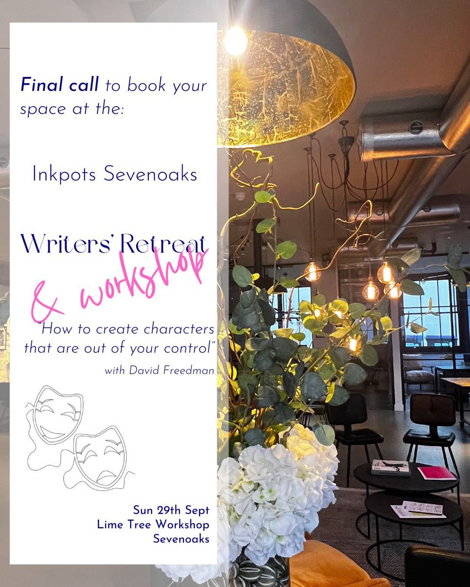 ToriaT_Writes's tweet image. Shout out to any local Sevenoaks writers looking to get away for a day of delicious writing…still some space left for this Sunday’s daytime writers’ retreats ✍️☺️🫶

#WritingCommmunity #Sevenoaks #timetowrite