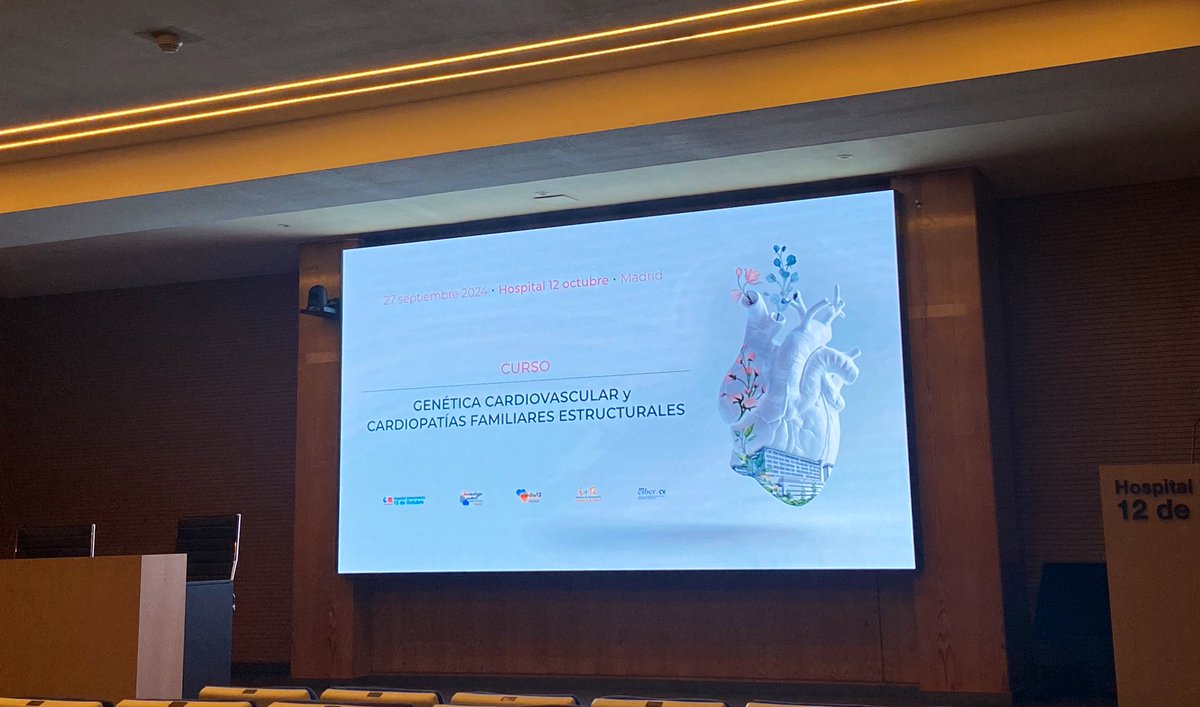 Comienza el Curso en Genética Cardiovascular y Cardiopatías Familiares Estructurales. ¡Excelente programa! 

<a href="/Cardio_H12O/">Servicio Cardiología Hospital 12 de Octubre</a>  <a href="/seccCFyGenetCV/">Sección Cardiopatías Familiares y Genética CV SEC</a>