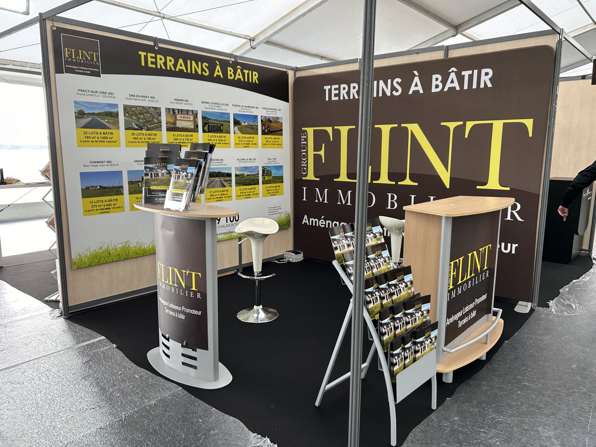 CHANTILLY (60)  FLINT IMMOBILIER présent au Salon HABITAT et IMMO 
Hippodrome de CHANTILLY du 27au 29 Septembre