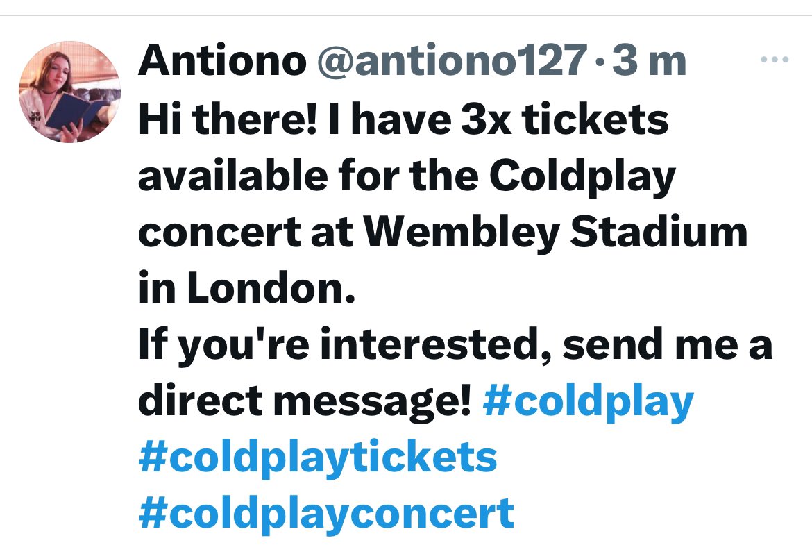 belen_00_'s tweet photo. Thank you @TicketmasterUK and @coldplay for allowing many people around the world to earn money at your expense today.
I hope nobody buys those damn tickets on resale.

#Coldplay2025 #ColdplayLondon2025 #coldplaytickets

#MusicOfTheSpheres. https://t.co/302hP03kvU
