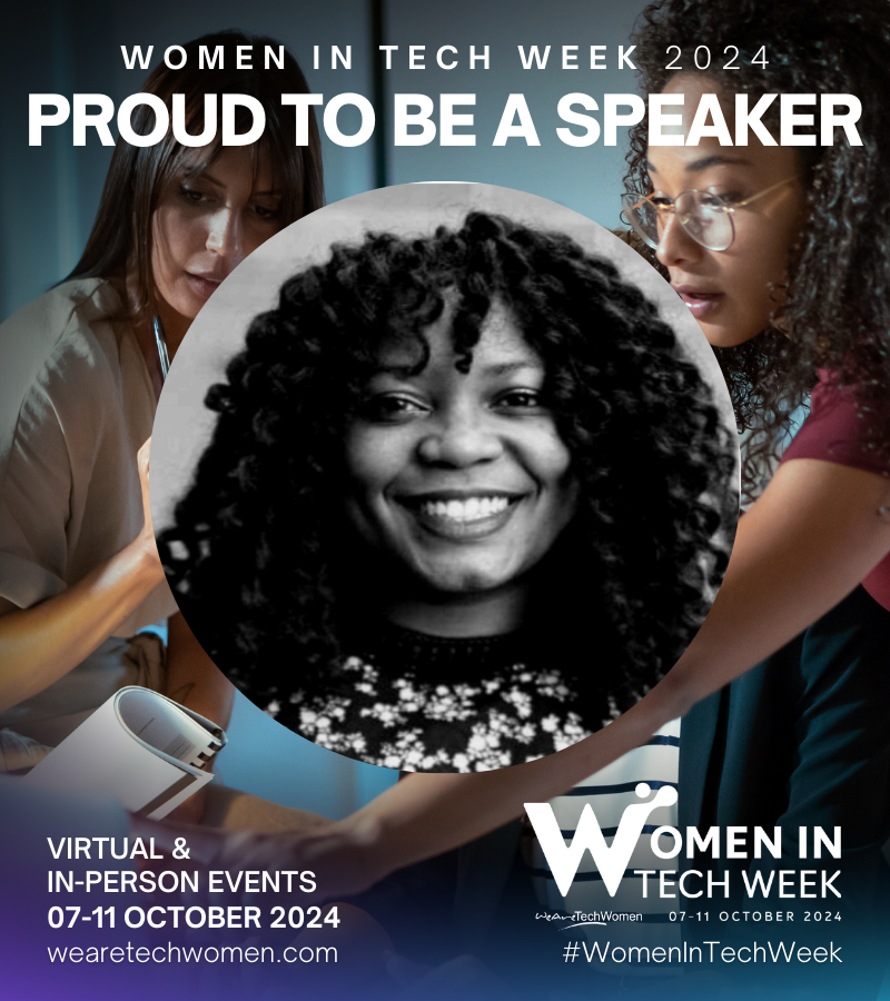 TechUPWomen's tweet photo. We're pleased to have Muma Sinkala on our panel for #WomenInTechWeek!
Muma Sinkala, a trailblazing executive leader, fuelled by a profound vision to amplify the representation of black women in pivotal decision-making roles within the realms of technology and finance.
#TechUP5 https://t.co/Ume0N4D3v0