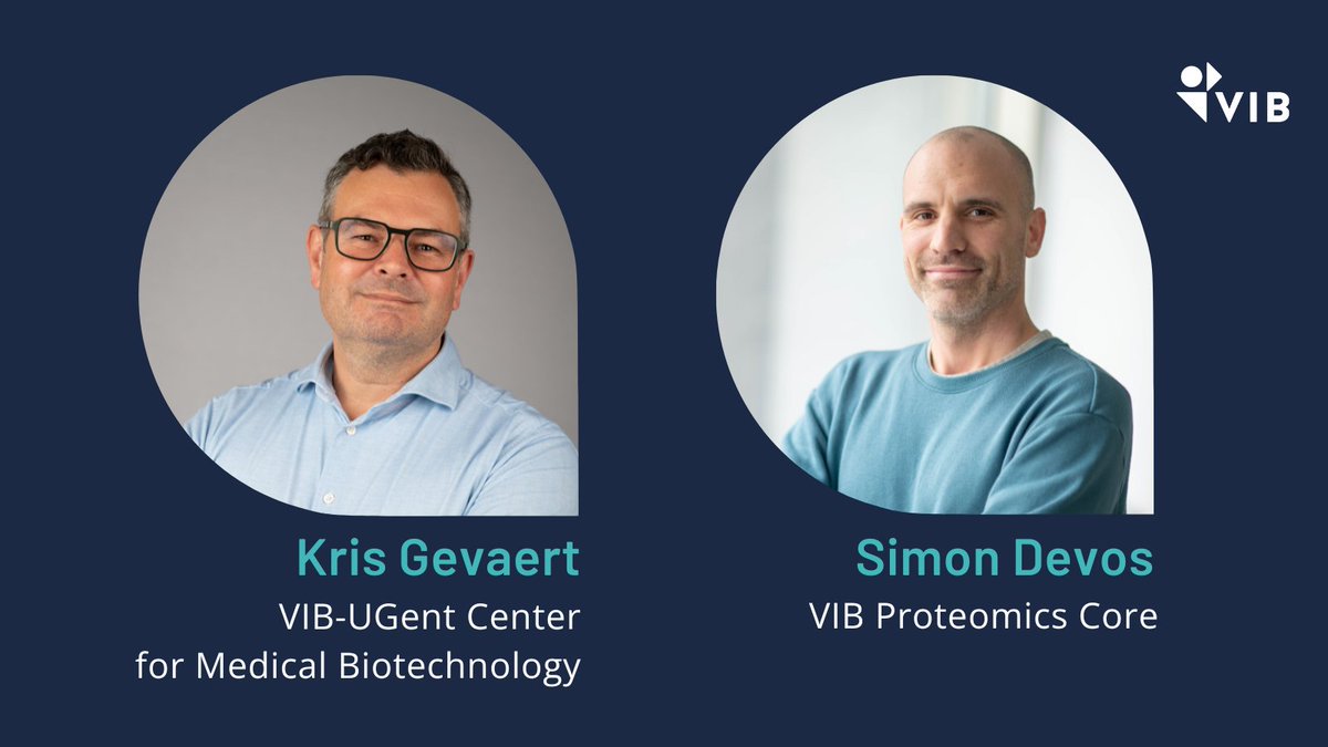 VIB (@viblifesciences) on Twitter photo "The world of proteomics is moving at lightning speed"🎙️In an imec interview, <a href="/KrisGevaert_VIB/">Kris Gevaert</a> (<a href="/VIB_CMB/">VIB Medical Biotechnology</a>) and Simon Devos (<a href="/VIBProteomxCore/">VIB Proteomics Core</a>) discuss the progress and challenges in #Proteomics researchers face as they dive deeper into protein science
👉 vibbio.tech/4gEZJy6 "The world of proteomics is moving at lightning speed"🎙️In an imec interview, <a href="/KrisGevaert_VIB/">Kris Gevaert</a> (<a href="/VIB_CMB/">VIB Medical Biotechnology</a>) and Simon Devos (<a href="/VIBProteomxCore/">VIB Proteomics Core</a>) discuss the progress and challenges in #Proteomics researchers face as they dive deeper into protein science
👉 vibbio.tech/4gEZJy6