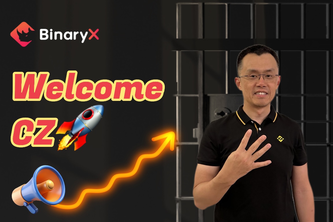 🚨 CZ is coming back. 🚨
BinaryX is rallying GameFi players  to show support! 

Let’s cheer for CZ! 💥We’ll randomly select 5 lucky winners to receive 30 USDT each! 💸

🎁 How to participate:
1⃣ Follow <a href="/binary_x/">Cici</a>
2⃣Like &amp; Retweet this post
3⃣ Comment "Welcome CZ🚀" and tag 2