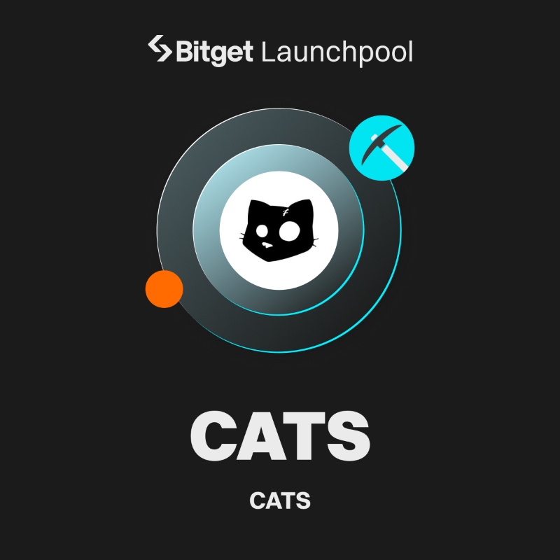 bitget's tweet photo. Introducing $CATS @Cats_telegram on #Bitget Launchpool!

⛏️ Lock $BGB and $USDT to grab a share of 19,500,000,000 CATS!

⏰ Locking period: Oct 5, 10:00 AM – Oct 12, 10:00 AM (UTC)

➡️ Join here: https://t.co/d69tAS5Vu3