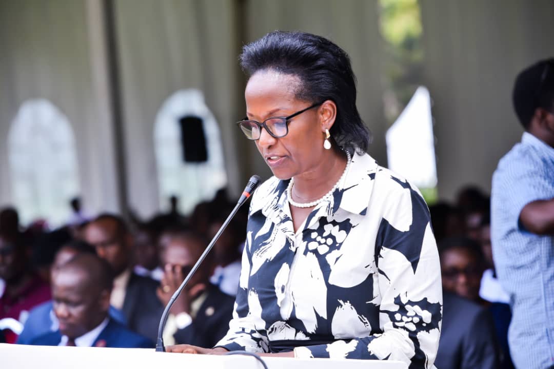 GovUganda's tweet image. "The ELP will prioritize continuous engagement with students through mentorship, SAFE clubs, and "Kyoto" conversations across the academic year, facilitating critical life lessons and values-based learning."- @LornaMagara 
#EmergingLeadersProgram