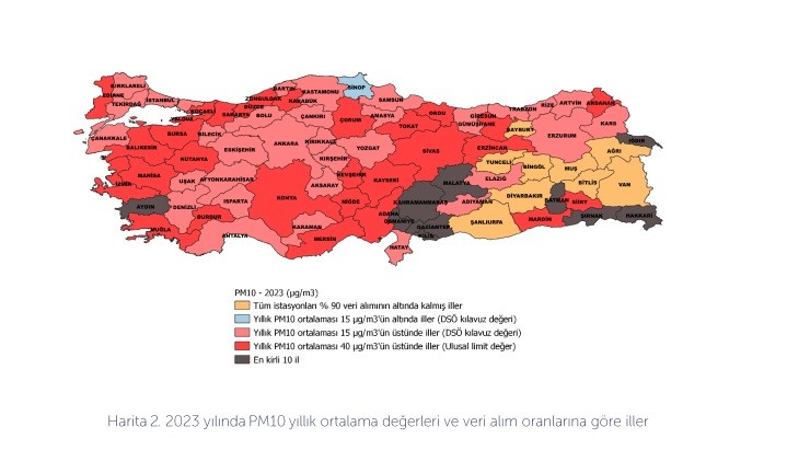 onedio's tweet photo. Temiz Hava Hakkı Platformu’nun hazırladığı Kara Rapor 2024'e göre Türkiye’de havası temiz olarak nitelenebilecek tek il Sinop oldu. https://t.co/h8dZnn6am9