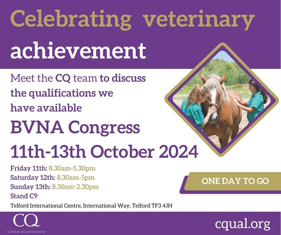 Central_Quals's tweet photo. Just ONE DAY until the BVNA Congress!
We look forward to meeting the next generation of veterinary professionals!

#independentpractice #veterinary #careers https://t.co/EA0MkODinA