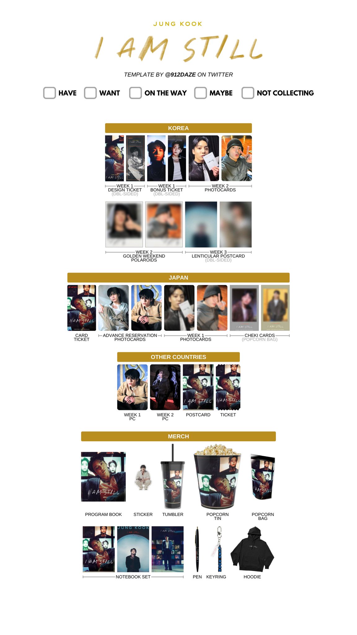 BTS Jungkook I AM STILL CGV Tickets, Photocards and Merch | eBay