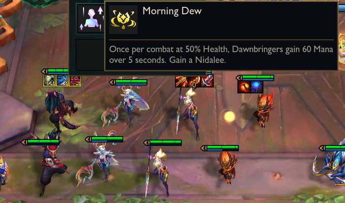 KankerSpacei's tweet photo. @Mortdog Hey Mort, apparently Morning Dew is bugged and gives every unit on your board 60 extra starting mana instead of what it supposed to do. https://t.co/r1gOgWN3kK
