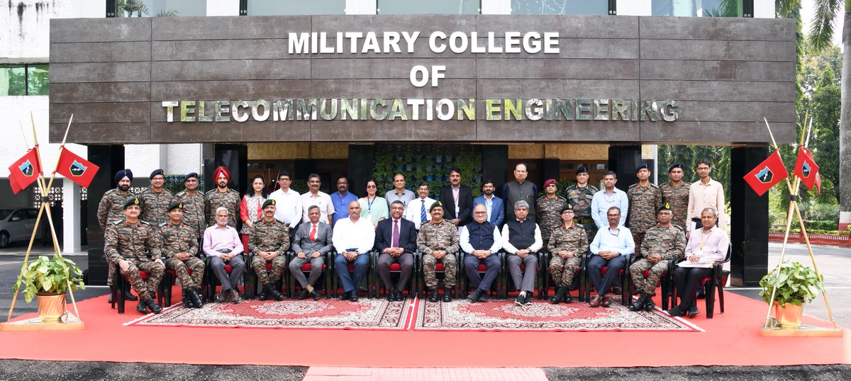 NIELIT and Military College of Telecommunication Engineering ( #MCTE ) signed a Letter of Intent to collaborate in key areas like Satellite Campus, Certifications, Military-aligned courses, access to virtual and smart labs etc.  #Innovation #Tech
