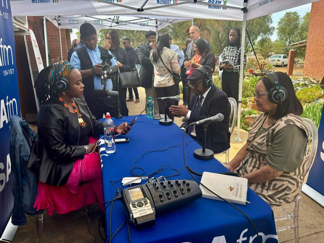 Min <a href="/PatriciaDeLille/">Patricia de Lille</a> &amp; Min Nzimande speaking about the NationalAstro-Tourism Strategy to SAFM prior to the #WTD2024 celebration. The strategy is currently out for public comment and available on tourism.gov.za

#tourismmonth2024
#experiencethenorthencape
#astrotourism
