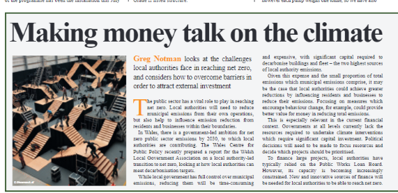 🗞️ READ  WCPP's <a href="/GJNotman/">Greg Notman</a> on the challenges local authorities face in reaching net zero, including innovative ways to secure vital investment ⤵️ 

📰READ full article in <a href="/themjcouk/">The MJ</a>  
🔗bit.ly/MJissues

#publicsector #netzero