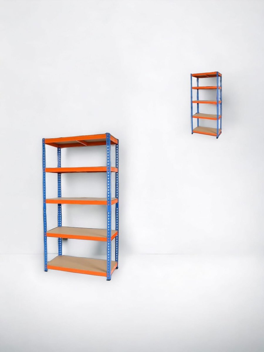 lightview2024's tweet image. مجموعة الأرفف (Racking Set) باللون البرتقالي بمقاس 90x45x180 سم هي حل مثالي للتخزين والتنظيم سواء في المنازل أو الأماكن التجارية. تتميز هذه المجموعة بهيكل قوي مطلي بطبقة من البودرة المقاومة، وتحتوي على عدة رفوف يمكن لكل منها تحمل وزن يصل إلى 175 كجم. الأرفف مصنوعة من ألواح MDF