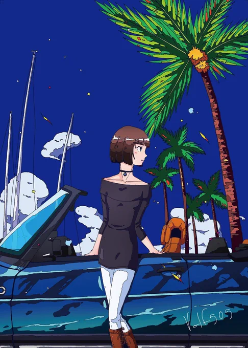 #とびきりのブルーを魅せて下さい 