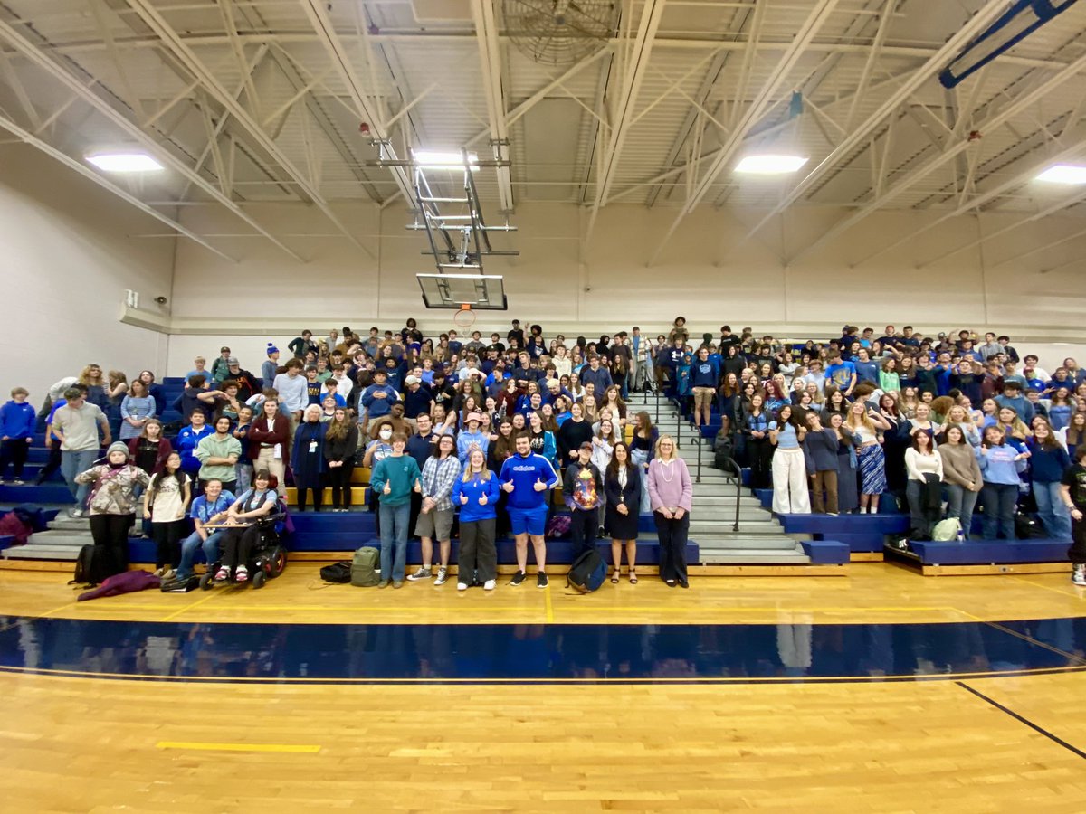 Thank you to the students and staff at Mascenic Regional School District and ConVal High School in New Hampshire for partnering with us this week! We’re standing together in our commitment to help prevent #bullying and promote #mentalhealth