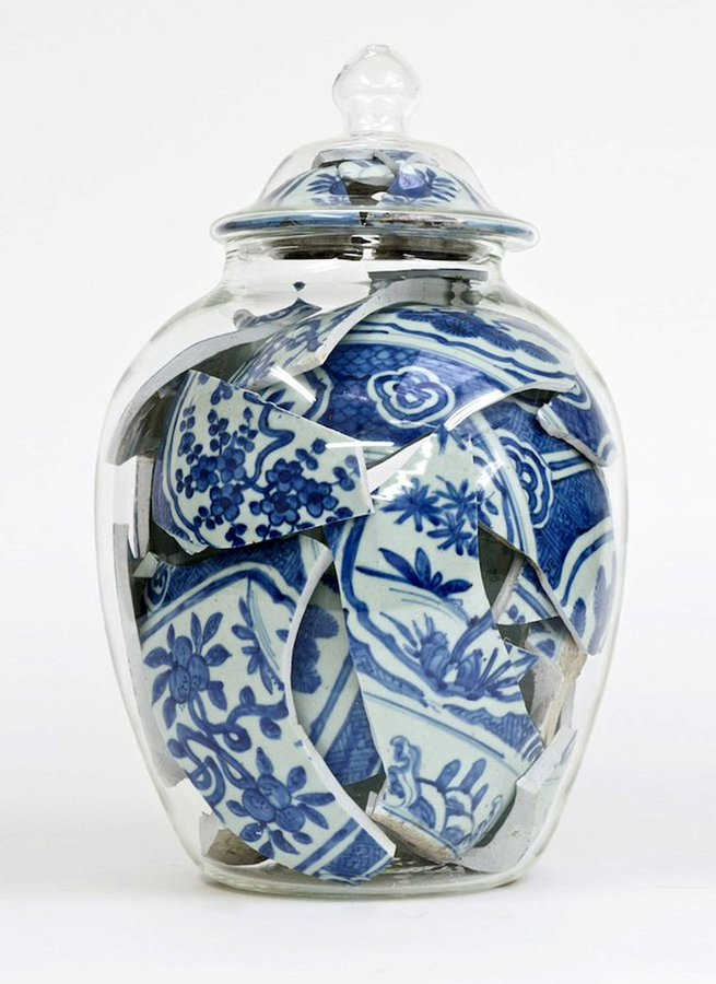 Estando rotos todavía podemos ser arte en la mirada de quien nos ama.