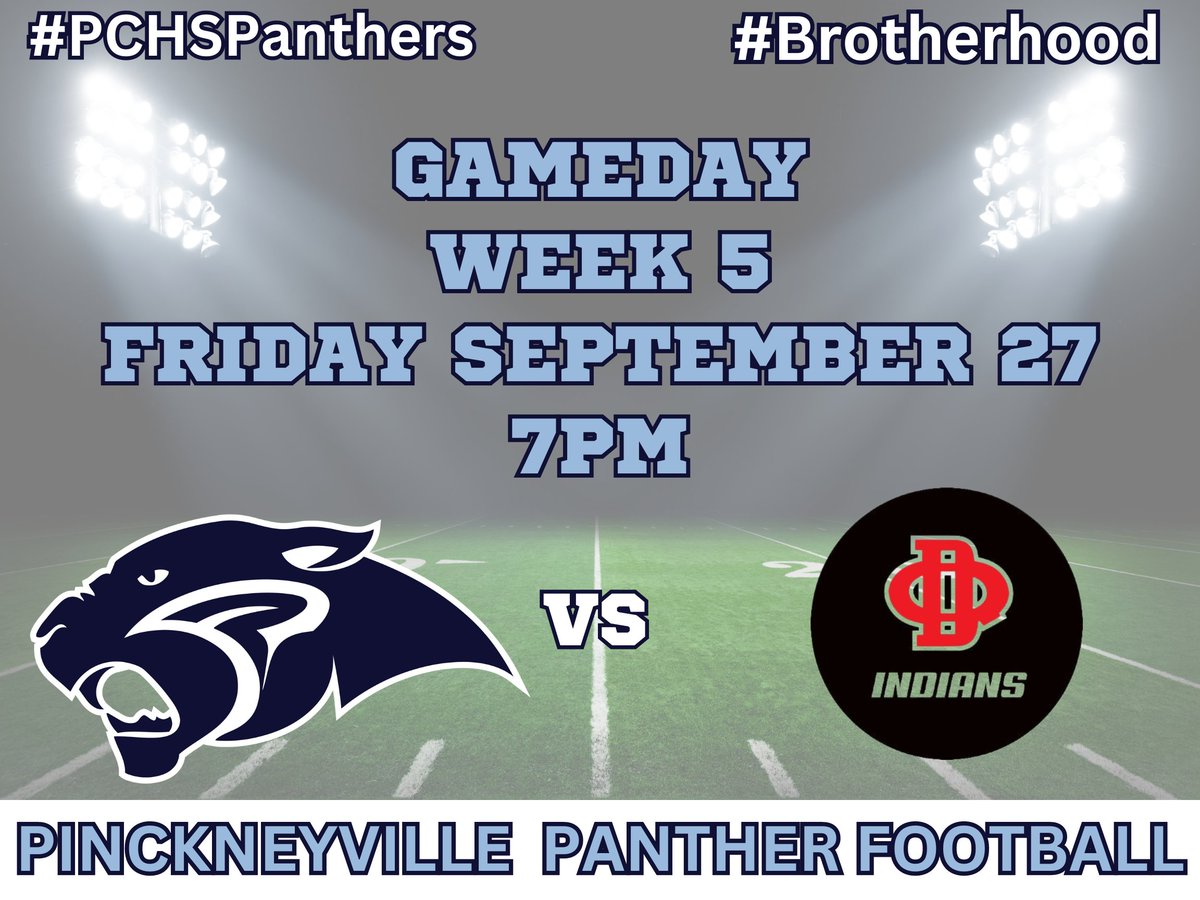 It's Gameday Panther Nation!  Might want to bring your umbrella and raingear for the game.  #PCHSPanthers #PantherPride #Brotherhood #EAT